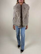 Load image into Gallery viewer, Gilet Rose ecopelliccia