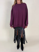 Load image into Gallery viewer, Felpa in cotone oversize | Garzata | Più colori