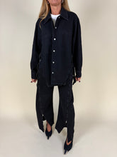 Load image into Gallery viewer, Camicia black Denim Ophelia