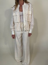 Load image into Gallery viewer, Pantalone Wide Ivory