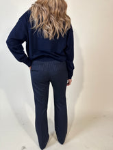 Carica l'immagine nel visualizzatore di Gallery, Pantalone Blue I filo lamè