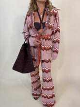 Load image into Gallery viewer, Cardigan Powder Pink | Zig Zag
