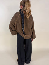 Load image into Gallery viewer, Felpa tabacco NY | Con micro strass