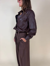 Load image into Gallery viewer, Camicia maxi ecopelle | MORO