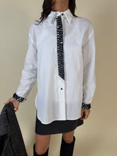 Carica l'immagine nel visualizzatore di Gallery, Camicia White | Paillettes Black