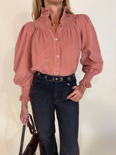 Load image into Gallery viewer, Denim Baita | Flowers
