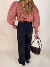 Load image into Gallery viewer, Denim Baita | Flowers