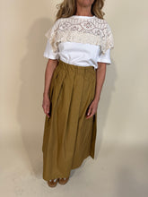 Carica l'immagine nel visualizzatore di Gallery, T-shirt Pizzo | Panna