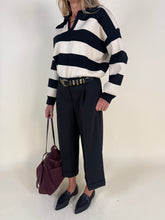 Carica l'immagine nel visualizzatore di Gallery, Pantalone chino in viscosa | Nero