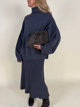 Load image into Gallery viewer, Pull collo alto a costa | Grey | Set coordinato
