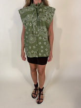 Carica l'immagine nel visualizzatore di Gallery, Camicia Bandana | Olive Green