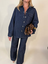 Carica l'immagine nel visualizzatore di Gallery, Camicia Melina | Dark Blue | Denim