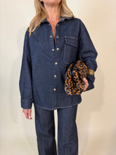 Carica l'immagine nel visualizzatore di Gallery, Camicia Melina | Dark Blue | Denim