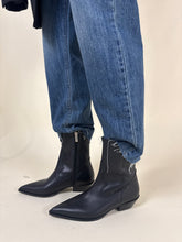 Load image into Gallery viewer, Texano basso in pelle | Black