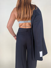 Load image into Gallery viewer, Pantalone gessato Anni I blu