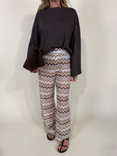 Carica l'immagine nel visualizzatore di Gallery, Pantalone Zig Crochet | Cream