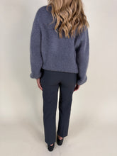 Carica l'immagine nel visualizzatore di Gallery, Pantalone Sigarette | Grigio e bordeaux