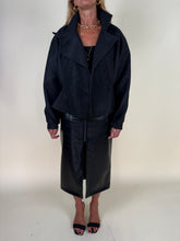 Load image into Gallery viewer, Bomber Ecopelle Nero | Opaco