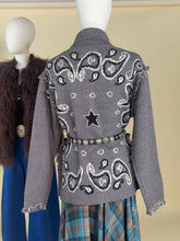 Carica l'immagine nel visualizzatore di Gallery, Giacca Bandana | Cardigan | Lana E Cashmere | più colori