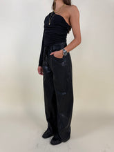 Carica l'immagine nel visualizzatore di Gallery, Pantalone Ecopelle | Black