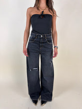 Load image into Gallery viewer, Denim Poppy | Blue Noir