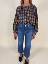 Carica l'immagine nel visualizzatore di Gallery, Camicia in check con ricami I caffè