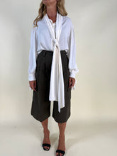 Carica l'immagine nel visualizzatore di Gallery, Camicia maxi fiocco Latte