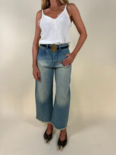 Load image into Gallery viewer, Denim Egizio slavato + cintura