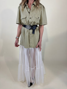 Abito Trench Tulle
