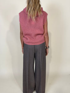 Gilet Nocciola | Mohair & Lana