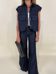 Gilet Nour | Denim