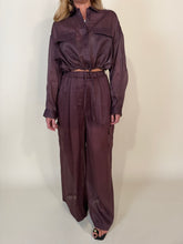 Carica l'immagine nel visualizzatore di Gallery, Pantalone Royal Brown | Lino | Set.
