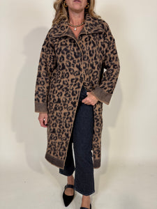 Cardigan Cappottino Maculato | Camel