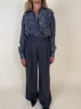 Load image into Gallery viewer, Camicia blu bandana | Tencel
