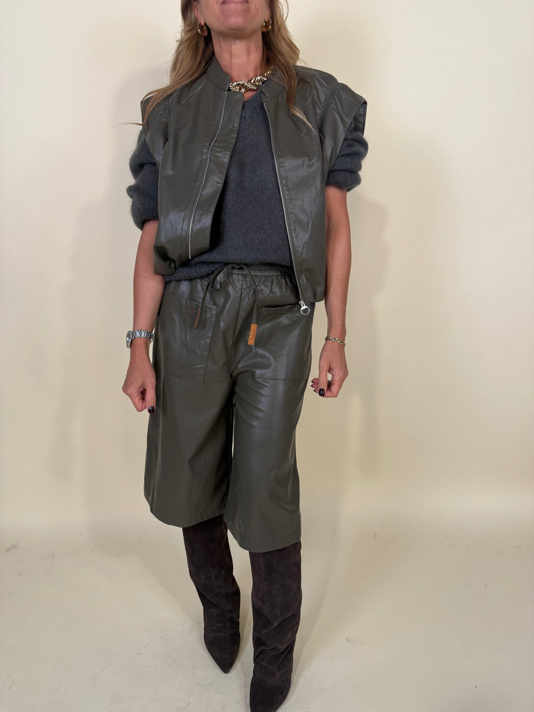 Gilet Alma | Kaki