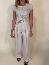 Load image into Gallery viewer, T-shirt Bottoni | SLIM VISCOSA | Moro e Beige
