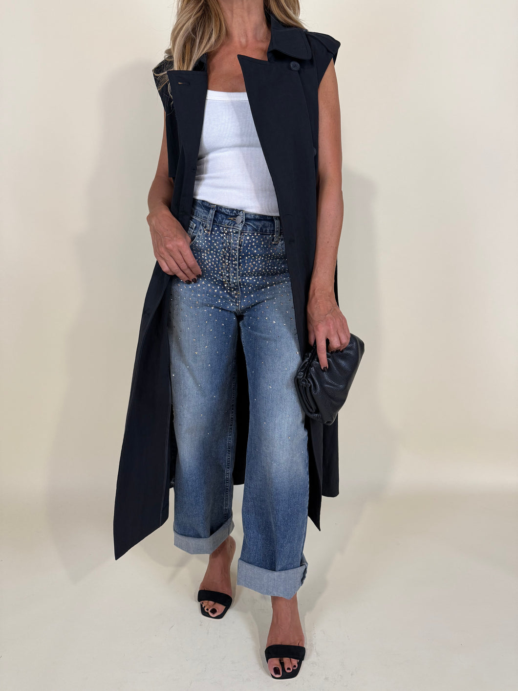 Denim Strass | Slavato