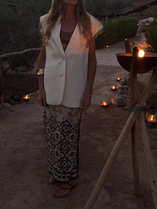Gilet Vanilla I Oversize Panna