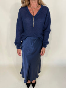 Maglia V |  Mohair & Lana