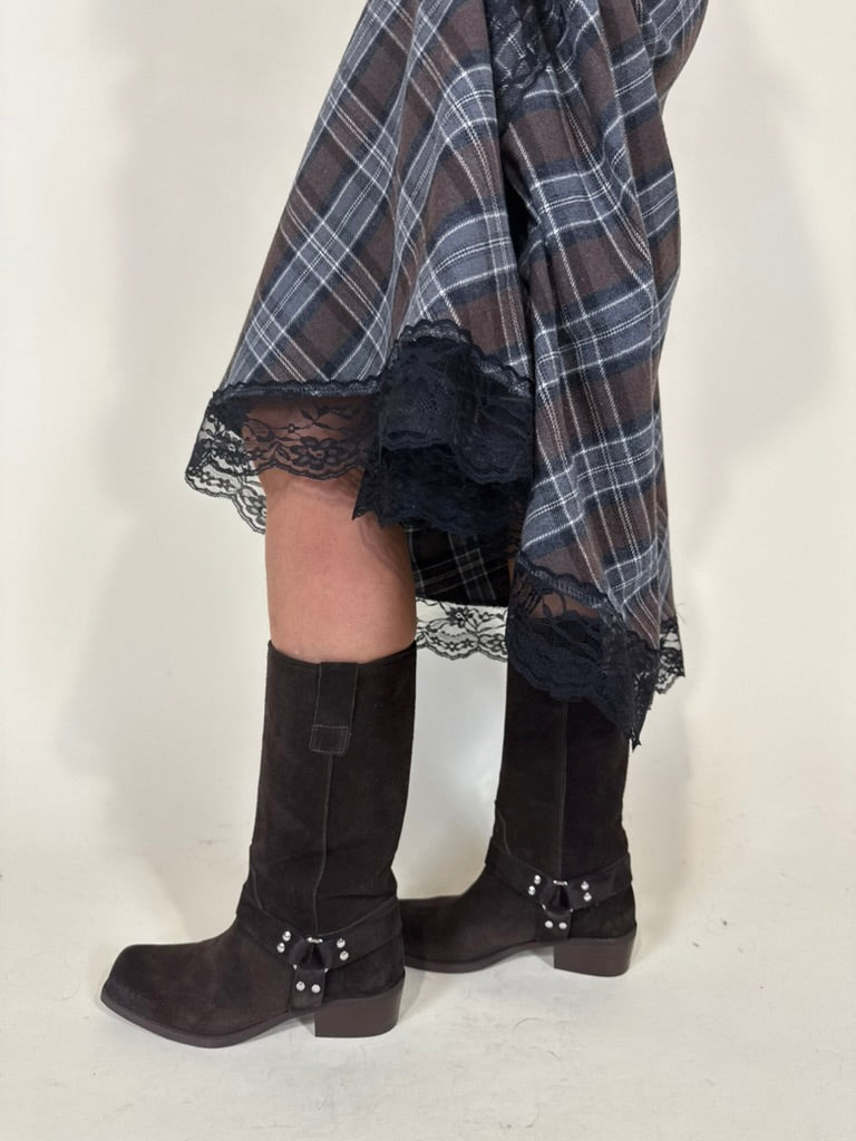 Stivale cinghia | Suede