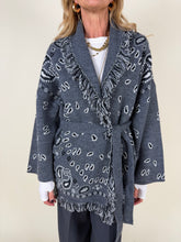 Load image into Gallery viewer, Cardigan bandana | BESTSELLER | Grigio
