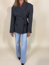 Load image into Gallery viewer, Blazer sfiancato Gin I Grigio
