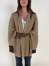 Load image into Gallery viewer, Cardigan kimono camel | Lana &amp; alpaca
