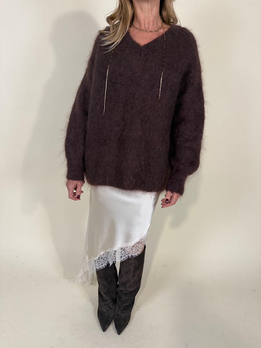 Maglia Kid | Manica Lunga | Mohair | Più colori