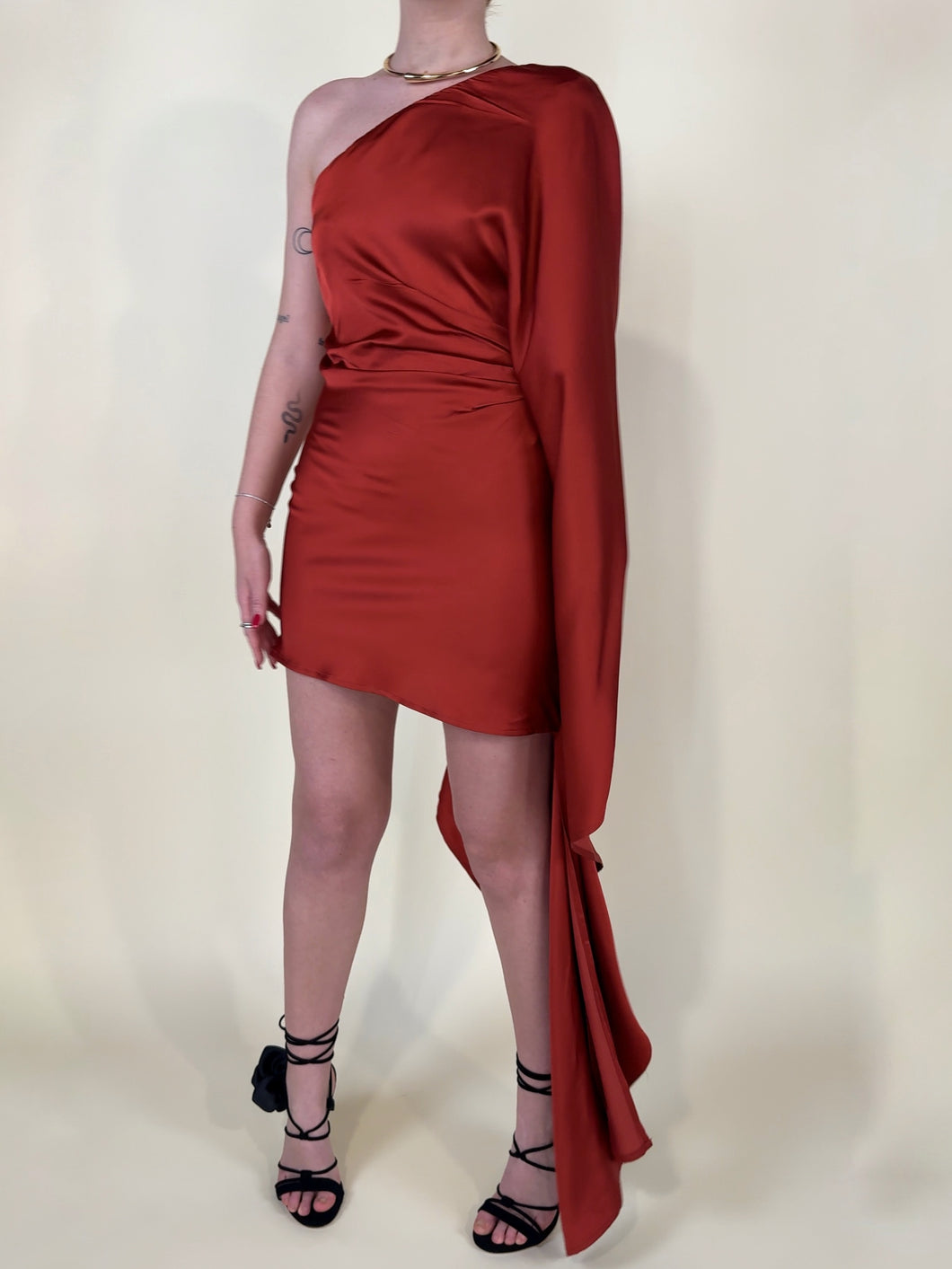 Abito Red Satin