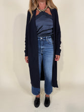 Load image into Gallery viewer, Cardigan blu long
