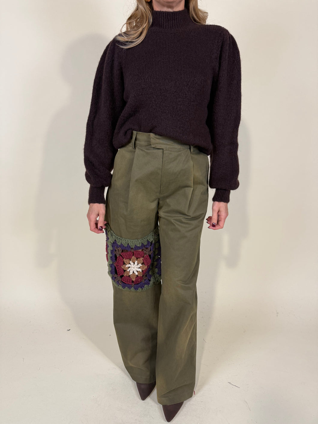 Pantalone Green Crochet