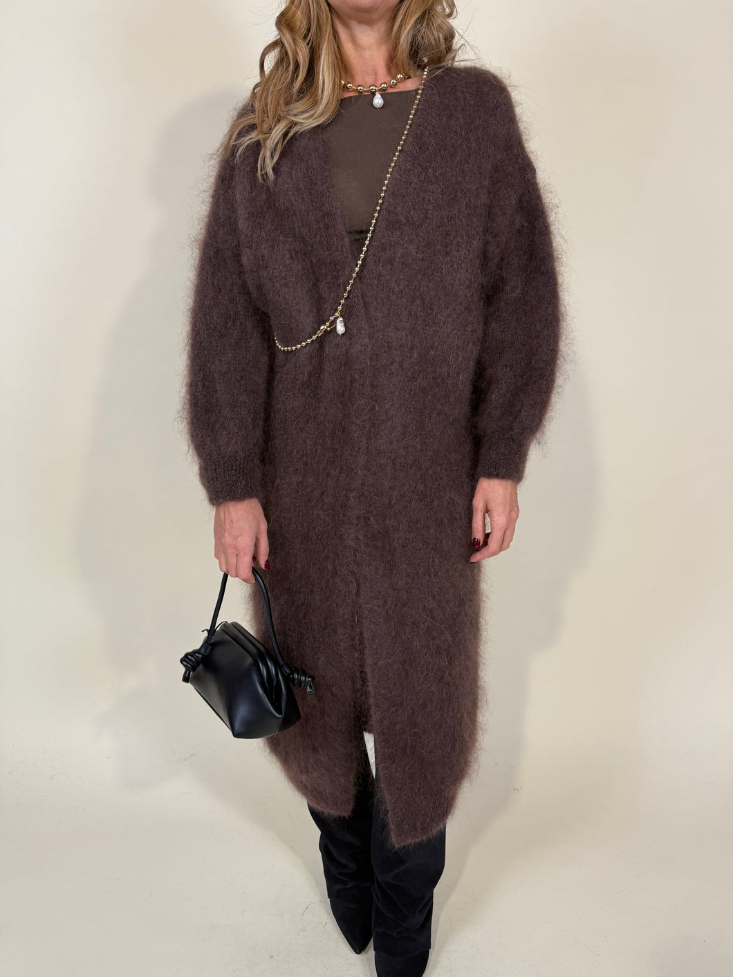 Cardigan Nuvola | Long | Più colori | 80% Mohair