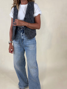 Gilet monopetto Grey