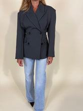 Load image into Gallery viewer, Blazer sfiancato Gin I Grigio
